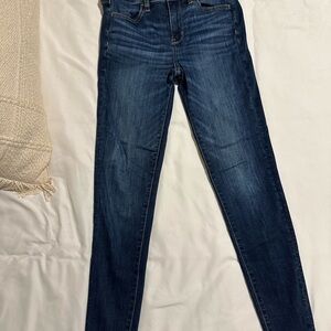 American Eagle Outfitters Dark Blue Skinny Jeans
